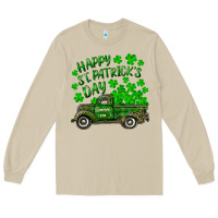 Mushroom happy st. patricks day shamrock farm truck Long Sleeve Tee - RanaPortraitStore