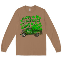 Toasted Coconut happy st. patricks day shamrock farm truck Long Sleeve Tee - RanaPortraitStore