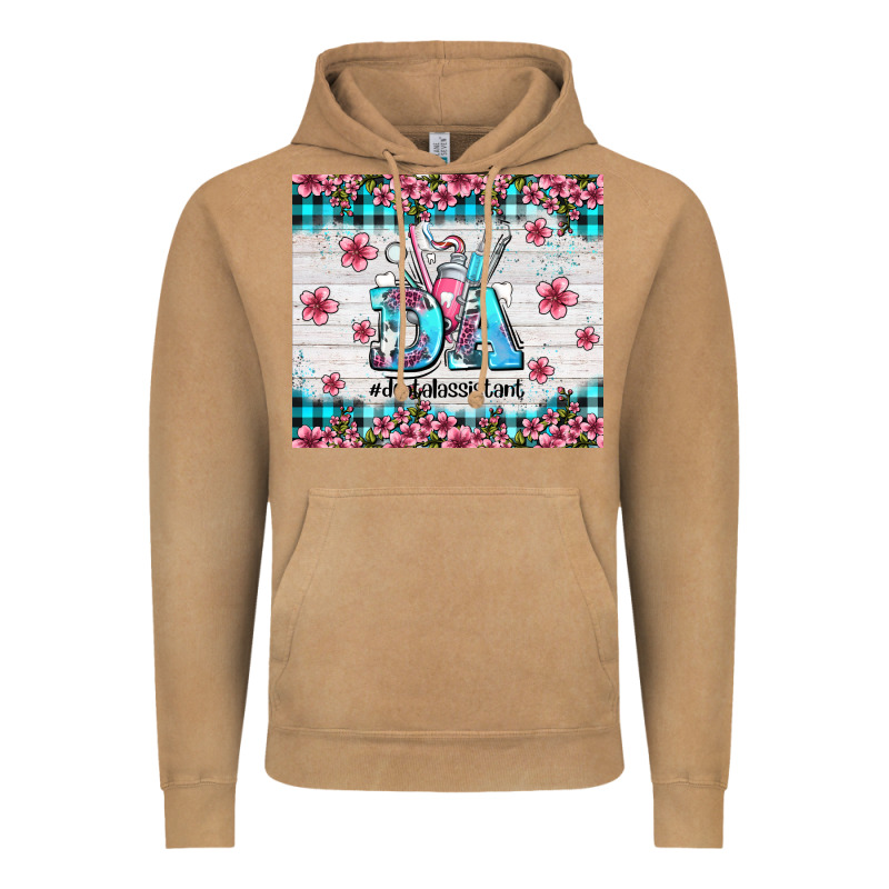 Da Dental Assistant Dentist Element With Flowers Vintage Hoodie by AdoDesignShop | Teevron
