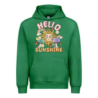 Emerald hello sunshine Urban Hoodie - MaliasSmallBusiness