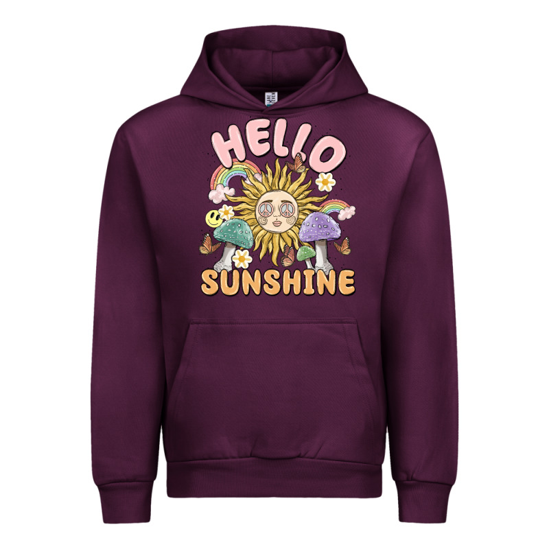 Hello Sunshine Urban Hoodie by MaliasSmallBusiness | Teevron
