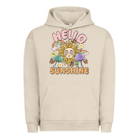 Pigment French Oak hello sunshine Urban Hoodie - MaliasSmallBusiness