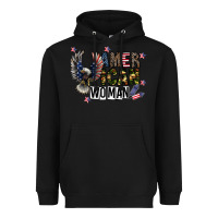 Black american woman Heavyweight Hoodie - CowhideDigitalArt