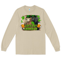 Lets Get Lucked Up Charolais And Black Angus Bull Long Sleeve Tee | Teevron