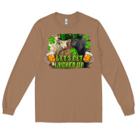 Toasted Coconut lets get lucked up charolais and black angus bull Long Sleeve Tee - RanaPortraitStore