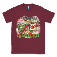 Burgundy farm fresh strawberries Classic Tee - Zillion Design Studio