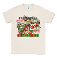 Natural farm fresh strawberries Classic Tee - Zillion Design Studio