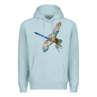 Blue Mist Dragon Fly Premium Hoodie - LillyAllenDesigns