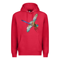 Cardinal Dragon Fly Premium Hoodie - LillyAllenDesigns