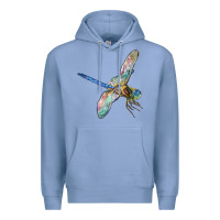 Colony Blue Dragon Fly Premium Hoodie - LillyAllenDesigns