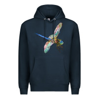 Navy Dragon Fly Premium Hoodie - LillyAllenDesigns