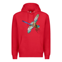 Red Dragon Fly Premium Hoodie - LillyAllenDesigns