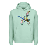 Seafoam Dragon Fly Premium Hoodie - LillyAllenDesigns