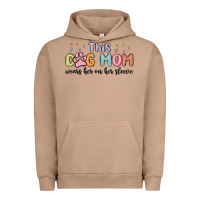This Dog Mom Wears Her Heart On Her Sleeve Urban Hoodie | Teevron