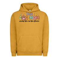 Pigment Peanut Butter this dog mom wears her heart on her sleeve Urban Hoodie - MaliasSmallBusiness