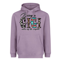 Lavender being a gigi makes my life complate Heavyweight Hoodie - CowhideDigitalArt