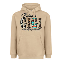 Mushroom being a gigi makes my life complate Heavyweight Hoodie - CowhideDigitalArt