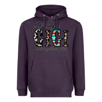 Plum being a gigi makes my life complate Heavyweight Hoodie - CowhideDigitalArt