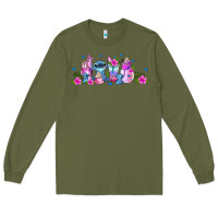 Army Green stitch coffee cups libbey glass Long Sleeve Tee - AdoDesignShop