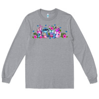 Heather Grey stitch coffee cups libbey glass Long Sleeve Tee - AdoDesignShop