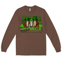 Chestnut happy st. patricks day horses with leprechaun Long Sleeve Tee - RanaPortraitStore