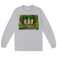 Moon Dust happy st. patricks day horses with leprechaun Long Sleeve Tee - RanaPortraitStore