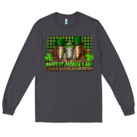 Smoke happy st. patricks day horses with leprechaun Long Sleeve Tee - RanaPortraitStore