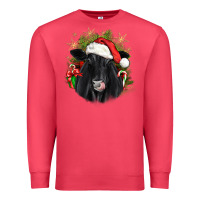 Cardinal christmas black angus Premium Sweatshirt - JahusDesignShop