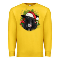 Lemon christmas black angus Premium Sweatshirt - JahusDesignShop