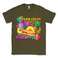 Army Green farm fresh pineapple Classic Tee - Zillion Design Studio