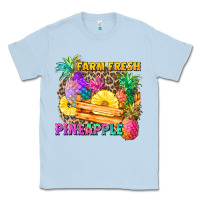 Dusty Blue farm fresh pineapple Classic Tee - Zillion Design Studio
