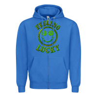 True Royal feeling lucky with leopard Zipper Hoodie - RanaPortraitStore