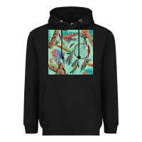 Pipe Tomahawk Dreamcatcher Headdress Seamless Patt Heavyweight Hoodie | Teevron