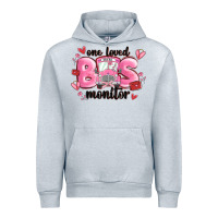 Heather Grey one loved bus monitor Urban Hoodie - MaliasSmallBusiness