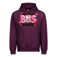 Mauve Wine one loved bus monitor Urban Hoodie - MaliasSmallBusiness