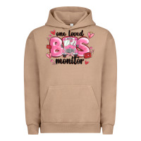 Pigment Burro one loved bus monitor Urban Hoodie - MaliasSmallBusiness