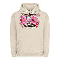 Pigment French Oak one loved bus monitor Urban Hoodie - MaliasSmallBusiness