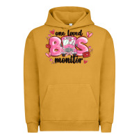 Pigment Peanut Butter one loved bus monitor Urban Hoodie - MaliasSmallBusiness