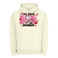 Pigment Pistachio one loved bus monitor Urban Hoodie - MaliasSmallBusiness