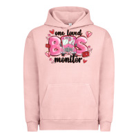 Pigment Salmon one loved bus monitor Urban Hoodie - MaliasSmallBusiness