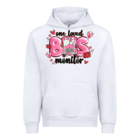 White one loved bus monitor Urban Hoodie - MaliasSmallBusiness