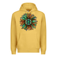 Antique Gold thanksgiving fall sunflower Premium Hoodie - Jasminsmagicworld