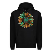 Black thanksgiving fall sunflower Premium Hoodie - Jasminsmagicworld