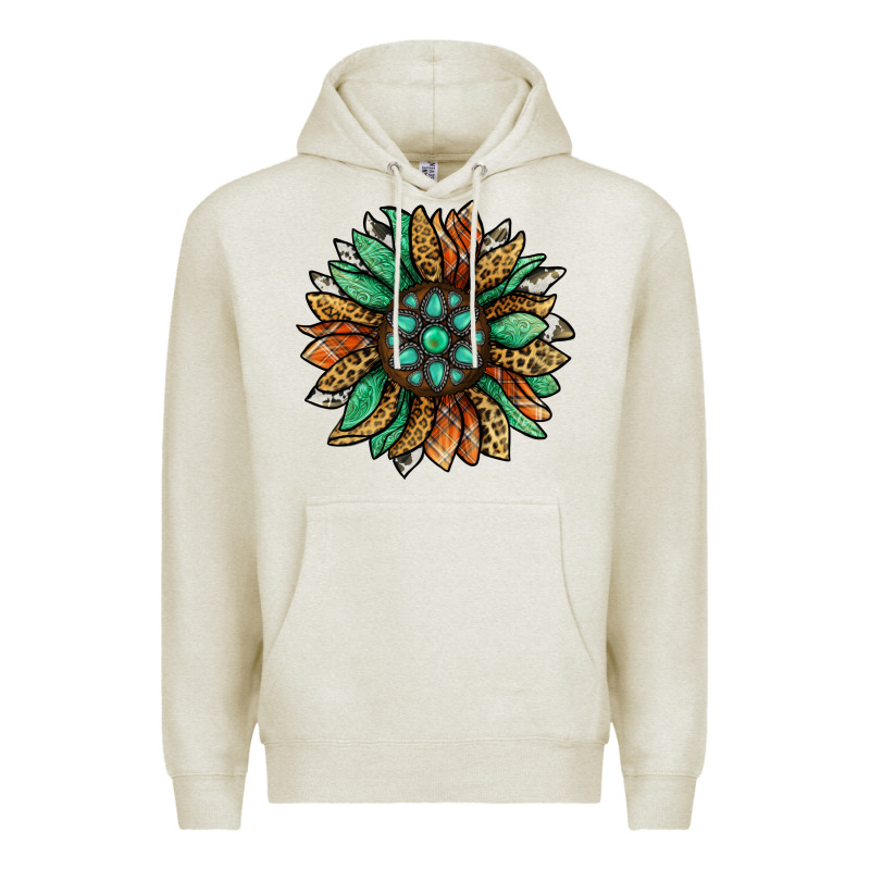 Thanksgiving Fall Sunflower Premium Hoodie by Jasminsmagicworld | Teevron