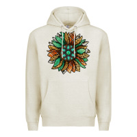Oatmeal Heather thanksgiving fall sunflower Premium Hoodie - Jasminsmagicworld