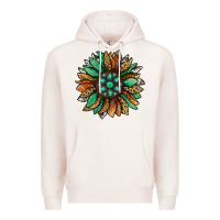Pale Pink thanksgiving fall sunflower Premium Hoodie - Jasminsmagicworld
