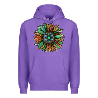 Purple thanksgiving fall sunflower Premium Hoodie - Jasminsmagicworld