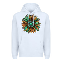 White thanksgiving fall sunflower Premium Hoodie - Jasminsmagicworld