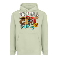 Matcha baseball it's a girl thing Heavyweight Hoodie - HRA Design Shop
