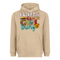 Mushroom baseball it's a girl thing Heavyweight Hoodie - HRA Design Shop